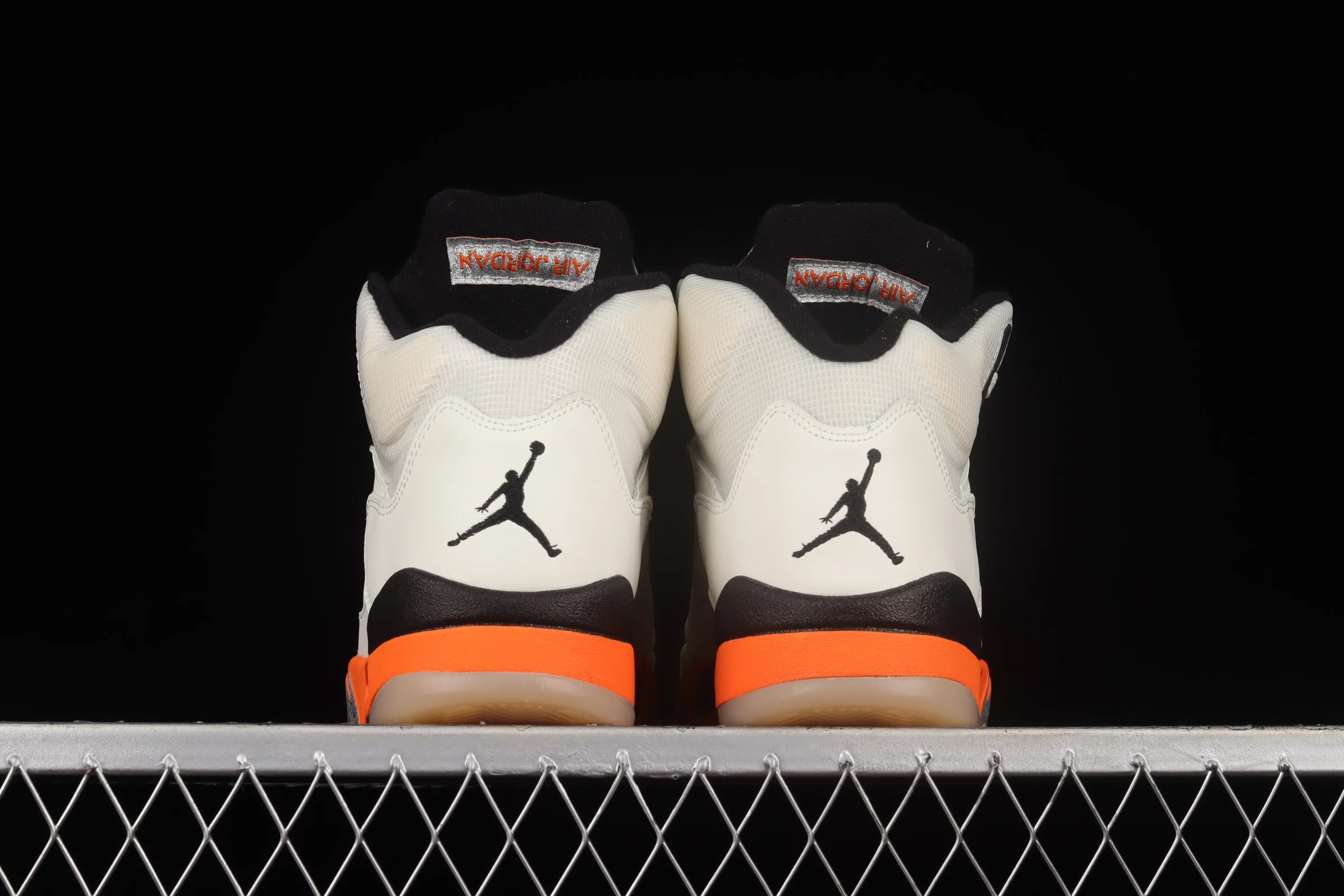 All categories Air Jordan Jordan series basketball shoes Air Jordan 5 Air Jordan 5 "Shattered Backboard" AJ5 Joe 5 white and orange buckle high top basketball shoes DC1060-100